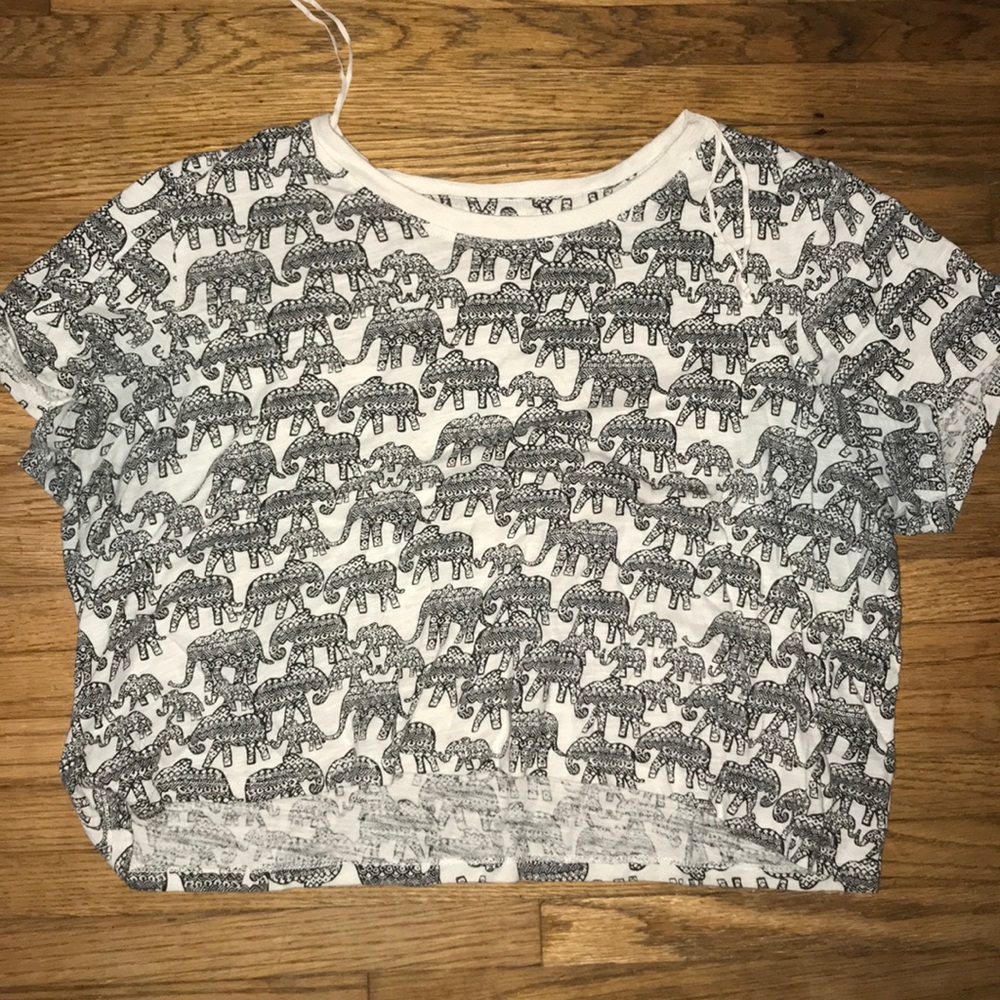 Elephant Crop Top